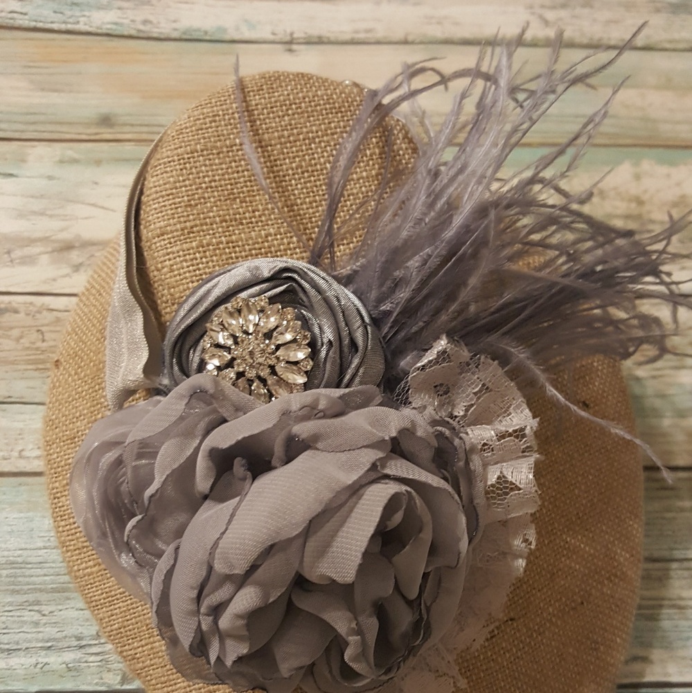 Boutique Infant/Toddler Headband in Gray